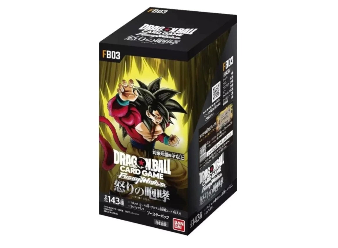 Box Fb03 Dragon Ball Super Fusion World Raging Roar FB-03 Japanese JAP