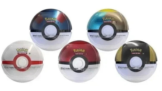 CARTE POKEMON BOX DISPLAY 6 POKEBALL TIN ITA 2025 ORIGINALI