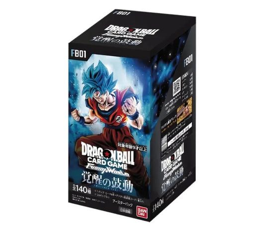Dragon Ball FB01 Fusion World - Awakened Pulse Box (JAP) Booster Box
(PREORDER)