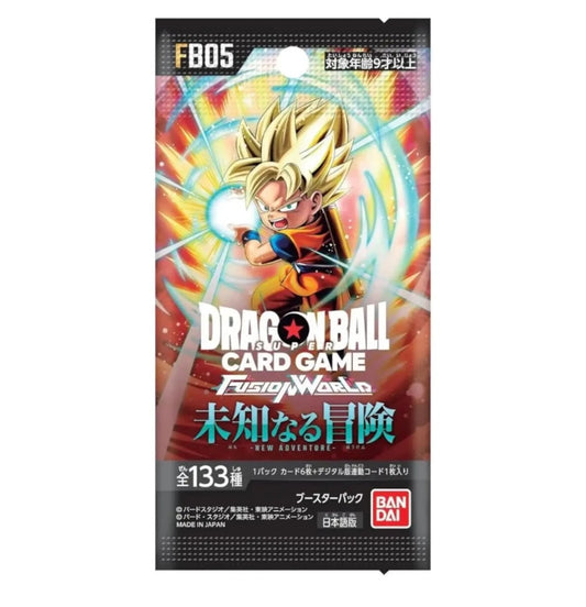 Dragon Ball Fusion World FB05 New Adventure Booster Box Japanese | Authentic TCG