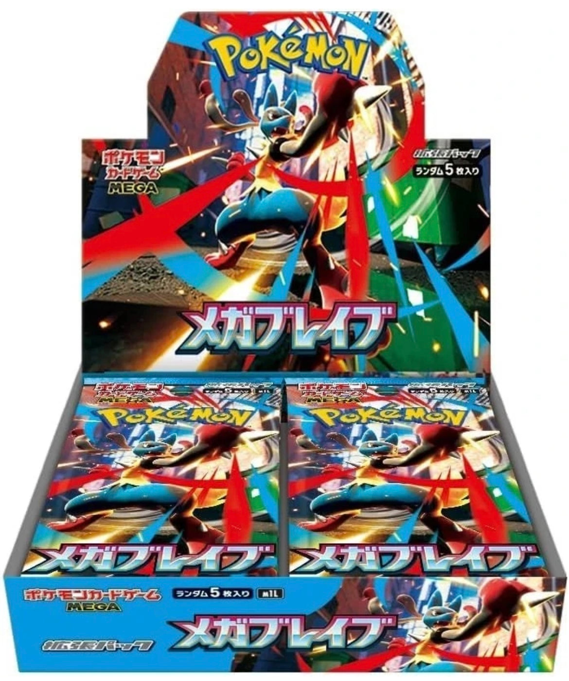 Pokemon Card Game MEGA Booster Mega Brave Sealed Box M1L Japanese