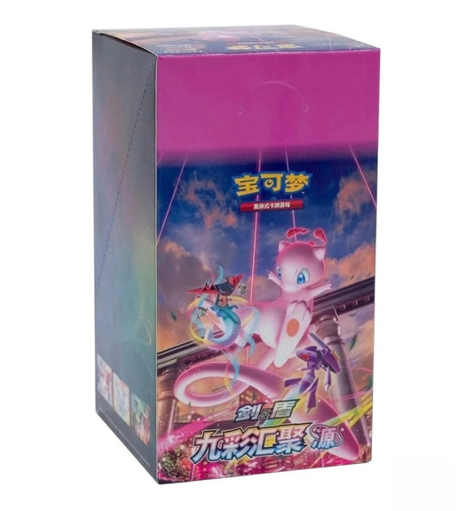 IN STOCK Slim Box Pokemon Chinese Mew Nine Colors Gathering CS4bC "Yuan" Sealed